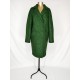 Зелёное кашемировое пальто