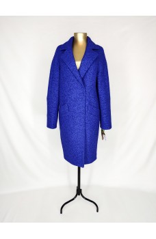 Купить синее пальто из кашемира